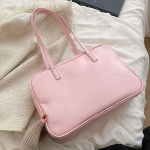 Large Qualited Kawaii Totes Female Commute Armpit Bag 2022 Spring PU Women&#39;s Designer Handbag Luxury Brand Shoulder Side Bags