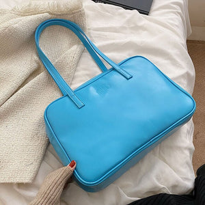 Large Qualited Kawaii Totes Female Commute Armpit Bag 2022 Spring PU Women&#39;s Designer Handbag Luxury Brand Shoulder Side Bags