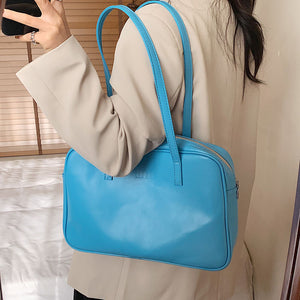 Large Qualited Kawaii Totes Female Commute Armpit Bag 2022 Spring PU Women&#39;s Designer Handbag Luxury Brand Shoulder Side Bags