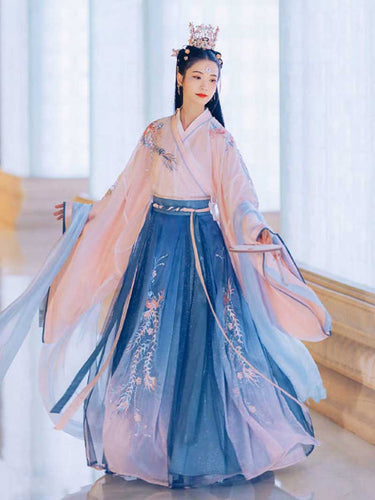 Large Size 6XL Women Hanfu Chinese Ancient Tradition Wedding Dress Fantasia Women Carnival Costume Outfit For Lady Plus Size 5XL
