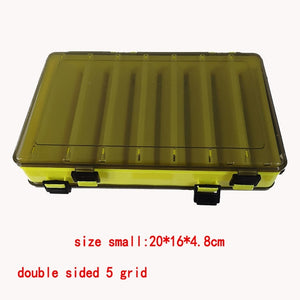 Large-capacity Fishing Tackle Box Double-decker Sub-bait Box Portable  Bait Fishing Gear Storage Box