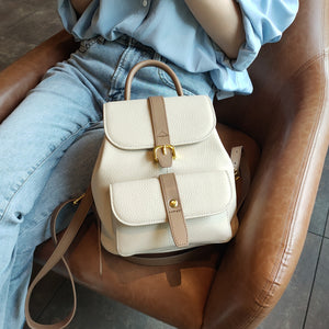 Leather Backpack Women&#39;s Bags 2022 New Trend Soft Leather Top Layer Leather Casual All-match Pure Leather Bag Small Backpack