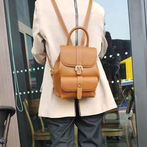 Leather Backpack Women&#39;s Bags 2022 New Trend Soft Leather Top Layer Leather Casual All-match Pure Leather Bag Small Backpack
