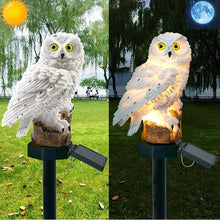 Load image into Gallery viewer, Led Solar Power Outdoor Garden Waterproof Owl Stake Lawn Light Exterior Night Lights Owl Shape Solar Powered Energia Lamp