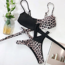 Load image into Gallery viewer, Leopard Bikini Set 2021 Push Up Bikinis Sexy Swimsuit For Women Swimwear Brazilian Biquini Thong Bathing Suit Swimming Suits