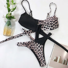 Load image into Gallery viewer, Leopard Bikini Set 2021 Push Up Bikinis Sexy Swimsuit For Women Swimwear Brazilian Biquini Thong Bathing Suit Swimming Suits