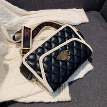 Load image into Gallery viewer, Lingge bolsas pequenas de couro pu, bolsas crossbody de designer fashion para mulheres, bolsa mensageiro de viagem de 2022