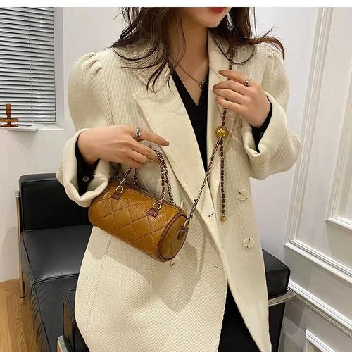 Lingge chain pillow bag 2021 new wild messenger bag high-quality fashion shoulder bag