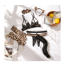 Load image into Gallery viewer, Little Wild Cat Sexy Lingerie Role Play Anime Cosplay Costumes Love Live Uniform Temptation Cat Girl Leopard Playboy Bunny