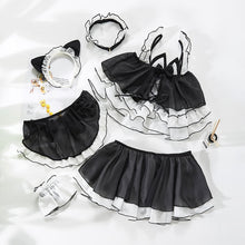 Load image into Gallery viewer, Lolita Cute Cat Girl Sexy Maid Uniform Transparent Lingerie Schoolgirl Womens Devil Cosplay Sexy Costumes Anime Underwear Outfit