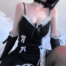 Load image into Gallery viewer, Lolita Uniform Sexy Outfits Plus Halloween Costumes for Women Adult Maid Dress Cosplay Lingerie Late Night French Maid Costume