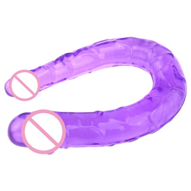 Long Penis Realistic Dildo Female Masturbator Double Head Sex Toys for Woman Lesbian Prostate G-spot Massager No Vibrator