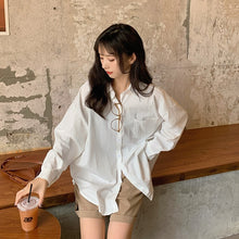 Load image into Gallery viewer, Long Sleeve Shirt Coat Women&#39;s Design Sense Minority Spring And Autumn 2021 New Korean And Versatile Pink Top