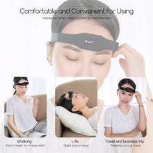 Load image into Gallery viewer, Low Frequency Pulse Stimulate Head Massager Wireless Stress Relief Brain Massage Helmet Unisex Sleep Therapy Device Sleeping Aid
