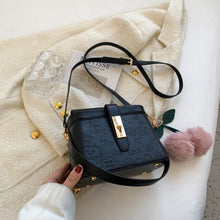 Load image into Gallery viewer, Luxury Brand Mini PU Leather Box Design Shoulder Crossbody Bag with Short Handle Women Casual Handbag and Purses Clutch Tote
