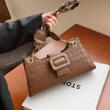 Load image into Gallery viewer, Luxury baguette texture retro new fashion one-shoulder underarm stone pattern diagonal bag