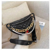 Load image into Gallery viewer, Luxury belt bag ladies new trend fashion messenger shoulder rhombic chain female bag