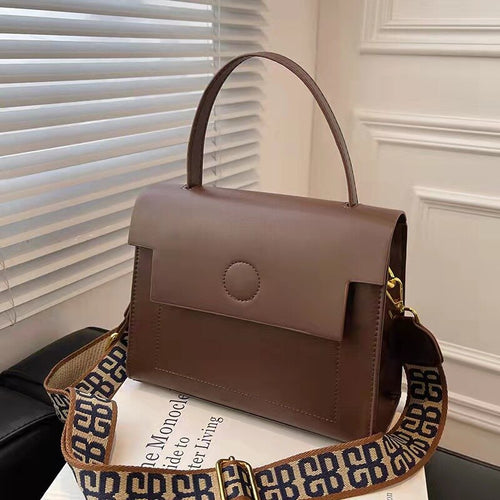 Luxury brand simple retro 2021 new trendy all-match high-quality fashion one-shoulder handbag