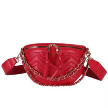 Load image into Gallery viewer, Luxury female bag new texture small bag messenger shoulder chain soft leather simple waist bag wallet