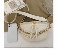 Load image into Gallery viewer, Luxury female bag new texture small bag messenger shoulder chain soft leather simple waist bag wallet