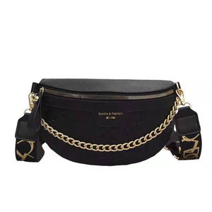 Luxury handbags 2021 new one-shoulder messenger embossed chain waist bag chest bag