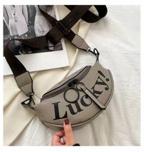 Load image into Gallery viewer, Luxury handbags, high-end design, new fashion, wide band, shoulder messenger, letters, all-match pockets, ladies bags