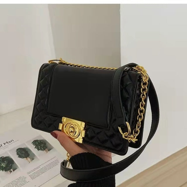 Luxury high-end brand 2022 new fashion all-match diagonal one-shoulder small square bag female bag