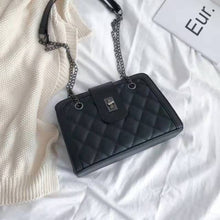 Load image into Gallery viewer, Luxury high-end design brand handbags 2021 new rhombus chain shoulder simple embroidered thread retro messenger bag