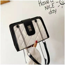 Load image into Gallery viewer, Luxury high-end design brand handbags 2021 new rhombus chain shoulder simple embroidered thread retro messenger bag