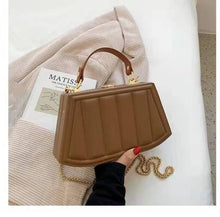 Load image into Gallery viewer, Luxury high-end design brand new fashion texture box casual chain single shoulder messenger bag