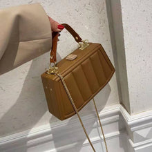 Load image into Gallery viewer, Luxury high-end design brand new fashion texture box casual chain single shoulder messenger bag