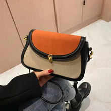 Load image into Gallery viewer, Luxury high-end design brand retro stitching one-shoulder messenger ladies texture bag