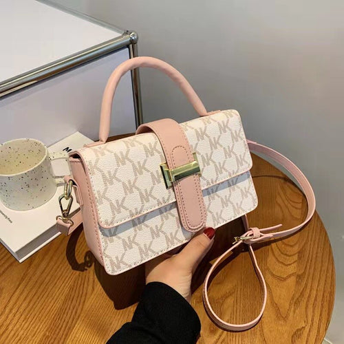 Luxury ladies high-quality western-style one-shoulder diagonal small square bag wallet