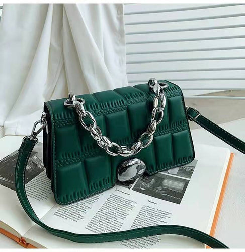 Luxury rhombus handbags niche design chain one shoulder portable messenger small square bag wallet