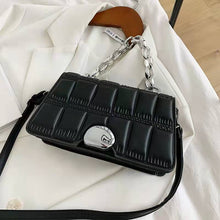 Load image into Gallery viewer, Luxury rhombus handbags niche design chain one shoulder portable messenger small square bag wallet