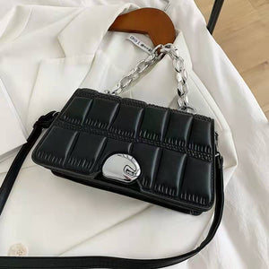 Luxury rhombus handbags niche design chain one shoulder portable messenger small square bag wallet