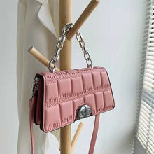 Load image into Gallery viewer, Luxury rhombus handbags niche design chain one shoulder portable messenger small square bag wallet