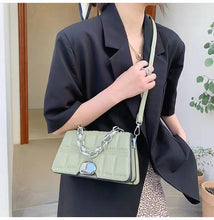 Load image into Gallery viewer, Luxury rhombus handbags niche design chain one shoulder portable messenger small square bag wallet