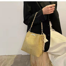 Load image into Gallery viewer, Luxury women&#39;s bag fashion messenger bag ins niche design senior one-shoulder bucket women&#39;s bag