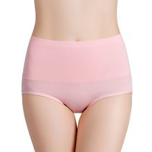 Load image into Gallery viewer, M-7XL Plus Size Briefs For Women Underwear High Waist Panties Abdomen Cotton Underpants Solid Breathable Summer Female Intimates
