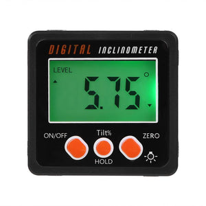 Magnetic Digital Inclinometer Level Box Gauge Angle Meter Finder Protractor Base Measuring Tools