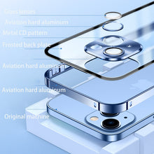 Load image into Gallery viewer, Magnetic Magsafe case For iphone 14 13 12 11 Pro Max Metal lens aluminium alloy Glass frosted protective ultra-thin cover