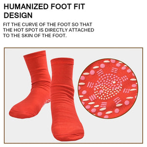 Magnetic Tourmaline Self-Heating Massager Socks Comfortable Winter Warm Sock Outdoor Sport Anti-Freezing Therapy Feet Cold Socks