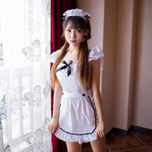Load image into Gallery viewer, Maid Uniform Costumes Role Play Party Dress Women Sexy Lingerie Hot Sexy Underwear Lovely Female White Erotic Porno Sexi Costume