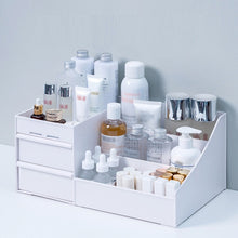 Load image into Gallery viewer, Makeup Organizer for Cosmetic Large Capacity Cosmetic Storage Box Organizer Desktop Jewelry Nail Polish Makeup Drawer Container
