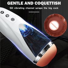 Load image into Gallery viewer, Male Masturbator Cup Realistic Tongue and Mouth Vagina Blowjob Sex Machines Toy for Men Pocket Pussy Blowjob Stroker Vibrating