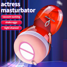 Load image into Gallery viewer, Male Masturbators for Men Vagina Vacuum Pocket Pussy Vaginator Endurance Exercise Masturbation Sex Toys Vibrator Masturb Cup