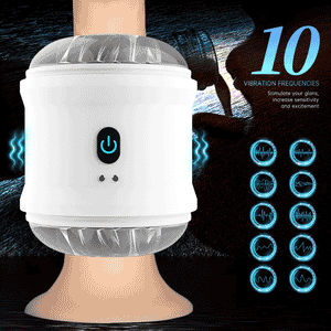 Masturbators for Men Open Ended Penis Massage Strong Vibrator Male Masturbator Cup Sex Toys for Men Adult Goods for Men