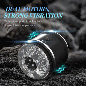 Masturbators for Men Open Ended Penis Massage Strong Vibrator Male Masturbator Cup Sex Toys for Men Adult Goods for Men