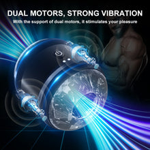 Load image into Gallery viewer, Masturbators for Men Open Ended Penis Massage Strong Vibrator Male Masturbator Cup Sex Toys for Men Adult Goods for Men